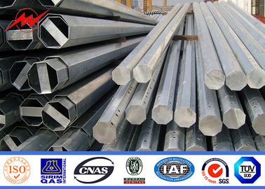 Yüksek Gerilim İletim Hattı İçin 10m Yükseklik Bitüm Projektör Direği