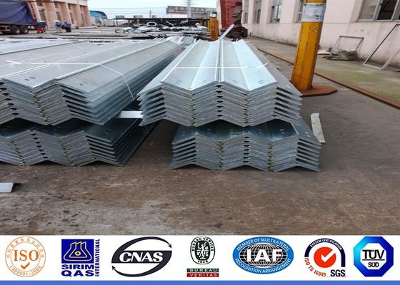 İletken Hat için 8FT-23FT Galvanizli Açılı Çelik Açı Kanalı Elektrik Güç Kulesi Aksesuarları