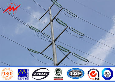 Galvanizli Güç İletim Tubular Kule direği Konik Elektrikli Çelik ASTM A123