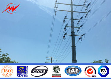 33kv Lv Elektrik Dağıtım Hattı Galvanizli Çelik Direk