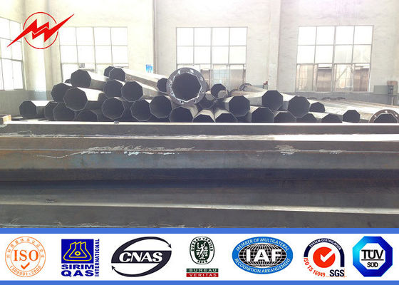 Medium Voltage Galvanized Power Transmission Poles For Electrical Project