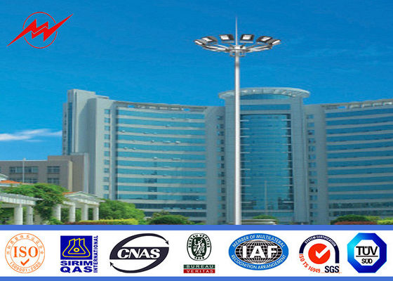 Futbol Stadyumu için Özelleştirilmiş 50ft Poligon Stadyum Futbol Yüksek Direk Kulesi