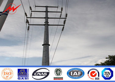 220kv Güç İletim Direkleri Galvanizli Elektrikli Çelik Boru