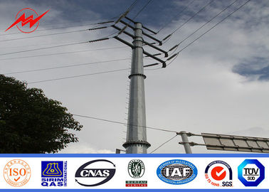 220kv Güç İletim Direkleri Galvanizli Elektrikli Çelik Boru