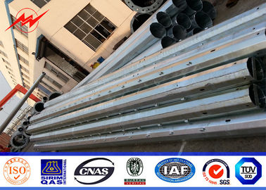 3mm 45ft Q345 Galvanizli Çelik Kutup, Aboard İçin Özelleştirilmiş Elektrik Güç Kutbu