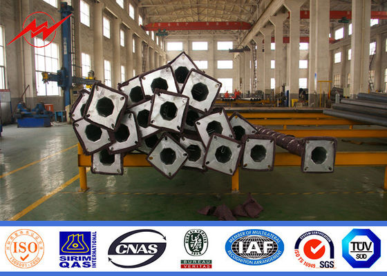 Q235 Sintal Kollu Çelik Yüksek Direk Işık Pole 6 Metre, 15 Yıl Garanti Süresi