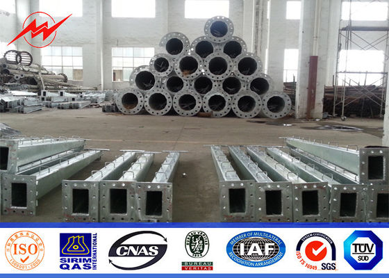 69kv iletim hattı için 450Mpa ile NGCP 65FT Galvanizli Çelik Tabaka 10mm kalınlık