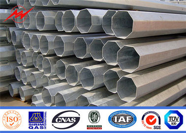 10kV Sıcak Daldırma Galvanizli Elektrik Nakil Hattı / Boru Bükücü Çelik Direk