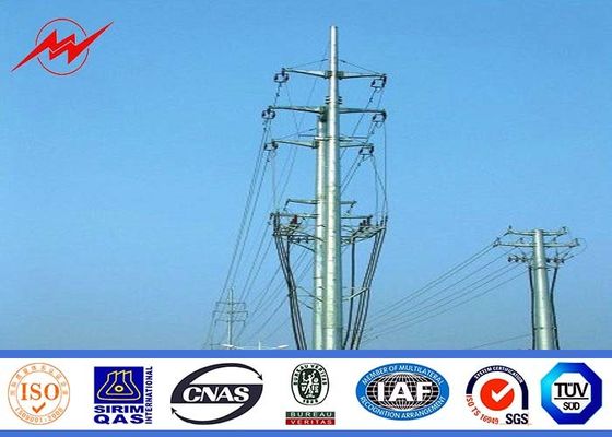 69KV 28m 8gen Galvanizli Çelik Direk, Çelik İletim Direkleri