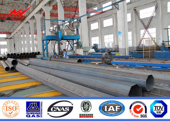 ASTM A572 Çelik Sınıf 6516m Yükseklik Sıcak Daldırma Galvanizli Çelik Tabaka Koniği veya Çokgen Şekli
