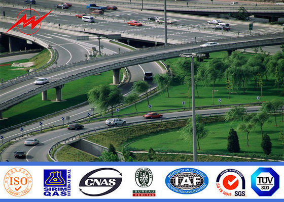 Aotumatic Kaldırma Sistemi ile Altıgen / Sekizgen 25m 30m Yüksek Direk Işık Direkleri