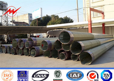 Q345 Q235 GR65 Çelik Güç Kutbu, Elektrikli Çelik Ünite Direk Uzun Serive Ömür