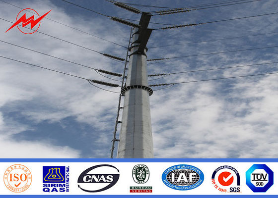Galvaniz Yüzey İşlemli 10kV - 550kv Çelik Boru Direk