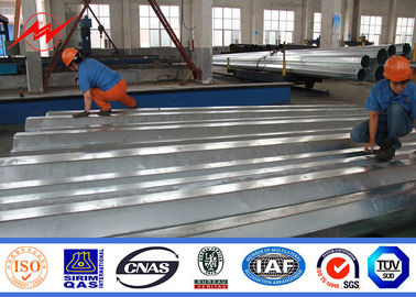 Yardımcı İletim Hattı için Çift Devre Galvanizli Konik Çelik Güç Kutbu