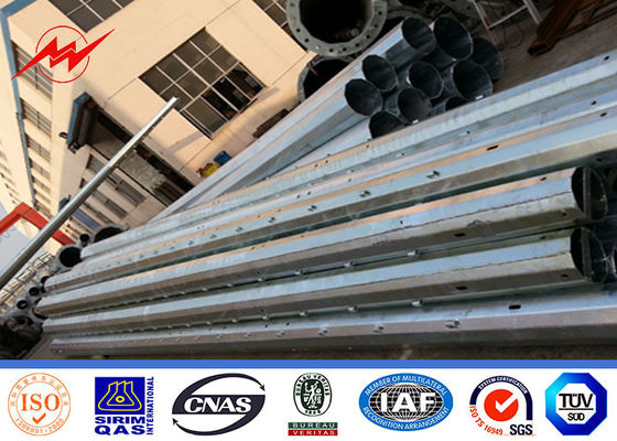 8Ft Slip Ortak Q235 Yardımcı Güç Direkleri, Galvanizli Elektrik Çelik Metal Yardımcı Direkleri