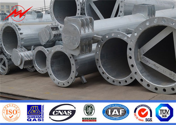 Hat 30ft Elektrik Teleskopik Çelik Yardımcı Direkleri Yüksek Gerilim Güç Aktarımı Kutbu