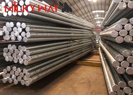 Galvanizli Trafik Lambası Direği 10M Yükseklik 7M Kol