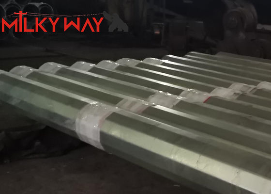 Elektrik Dağıtımı için 80FT 90FT 138KV Galvanizli Enerji Nakil Direkleri