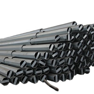 Hot Dip Galvanized 33KV to 138KV Power Pole with Gr.65 Material and AWS D.1.1 Welding Standard