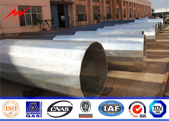 Havai Hat Çelik Kule için Çift Veya Tek Devre 16M 32M Çelik Güç Kutbu İletim