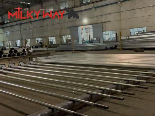 Elektrik Ağları İçin Sıcak Galvanizli Yüzeyli ve Paslanmaz Çelik Bağlantı Cıvatalı Yüksek Mukavemetli S500MC Çelik Enerji Direği