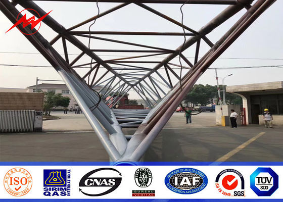 Haberleşme Telekomünikasyon Çelik Mono Kutup Telekom 86 Galvaniz Standartlı Üç Ayaklı Kule