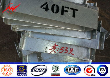 Dağıtım Hattı için 14 M 1250 Dan 16 Tarafı Konik Çelik Güç Kutbu