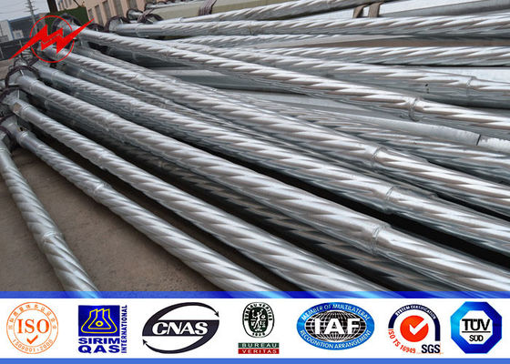 69 Kv İletim Hattı Projesi için Alçak Gerilim 11.9m Güç İletim Direkleri