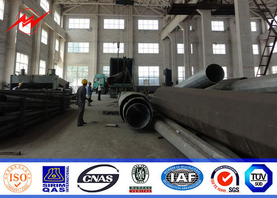 69 Kv İletim Hattı Projesi için Alçak Gerilim 11.9m Güç İletim Direkleri