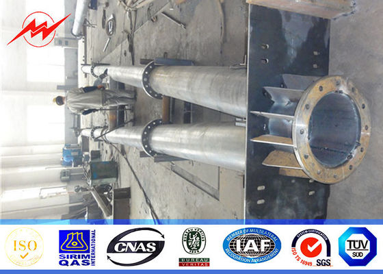 Elektrik Çelik Açı Şekil Boru Kulesi Güç İletim Trafo Güç Kutbu