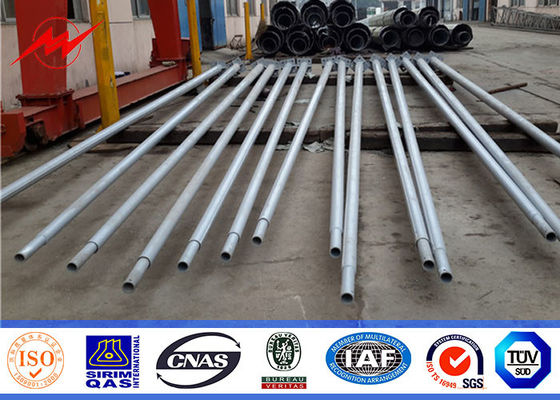 Sekizgen Açık Sokak Işık Direkleri 5M 15m 60mm Dia Çift Kavisli Kol ile