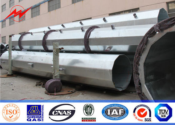 Mobil İletim Hattı İçin 16 Taraflı Çelik Mikrodalga Mono Kutup Kulesi