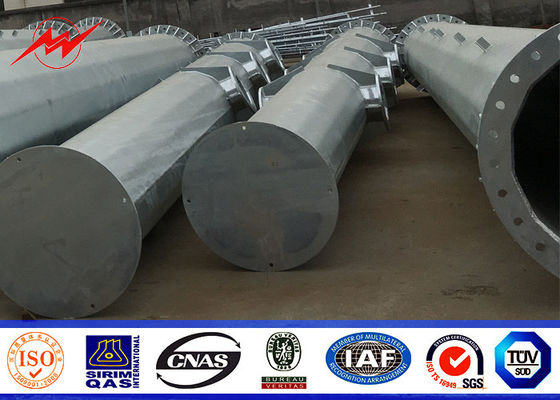 Mobil İletim Hattı İçin 16 Taraflı Çelik Mikrodalga Mono Kutup Kulesi