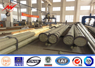 69KV Elektrikli Galvanizli Çelik Uygulama direği Güç iletme direği
