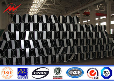 69KV Elektrikli Galvanizli Çelik Uygulama direği Güç iletme direği