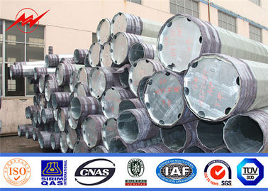 69KV Elektrikli Galvanizli Çelik Uygulama direği Güç iletme direği