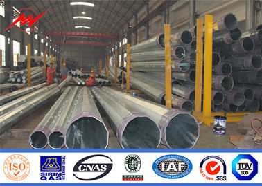 Sıcak Daldırma Galvanizli 450daN 13m Konik Elektrik Gücü Çelik Yardımcı Direk