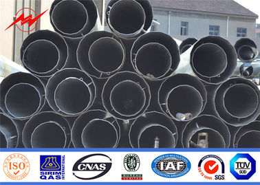 elektrik projesi için çok taraflı galvanizli çelik tesis dağıtım elektrik direkleri