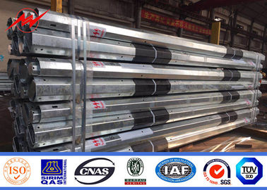 11m 12m 2 Segmentleri S355JR Q345 Fiberglaslı Çelik İletim Direği