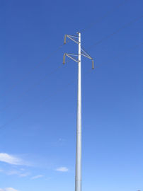 2.75 * 127 * 248 * 10670mm Gr, AWS D1.1 ile 345 Mpa HDG Çelik Elektrik Direği Tekel