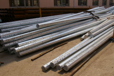30m / S 220kv Çift Devreli Galvanizli Çelik Güç Kutbu
