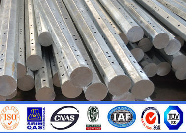 Dağıtım Hattı İçin Dayanıklı 15M 50KN Sekizgen Güç İletim Direkleri