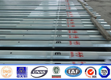 132KV 15m İletim Aferica İçin Elektrik Çelik Elektrik Direği Sıcak Dip Glavanize