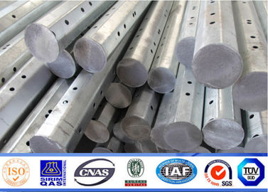 132KV 15m İletim Aferica İçin Elektrik Çelik Elektrik Direği Sıcak Dip Glavanize