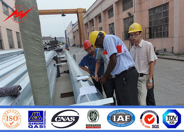 10m 11m 12m Sıcak Daldırma Galvaniz Kolon Elektrik Direk