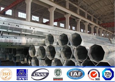Elektrik İletim Hattı İçin 9m 12m Q235 Poligon Kutuplu Bitüm
