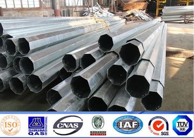 Sekizgen 10m 18m Q235 Galvaniz Metal Direk