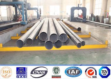 86KV Galvanizli 11m Çelik Elektrik Direği, Çelik İletim Direği 3mm Kalınlık