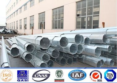 86KV Galvanizli 11m Çelik Elektrik Direği, Çelik İletim Direği 3mm Kalınlık