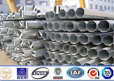 Havai Elektrik İletim Hattı Projesi için 9m 4kn Çelik Yardımcı Direği